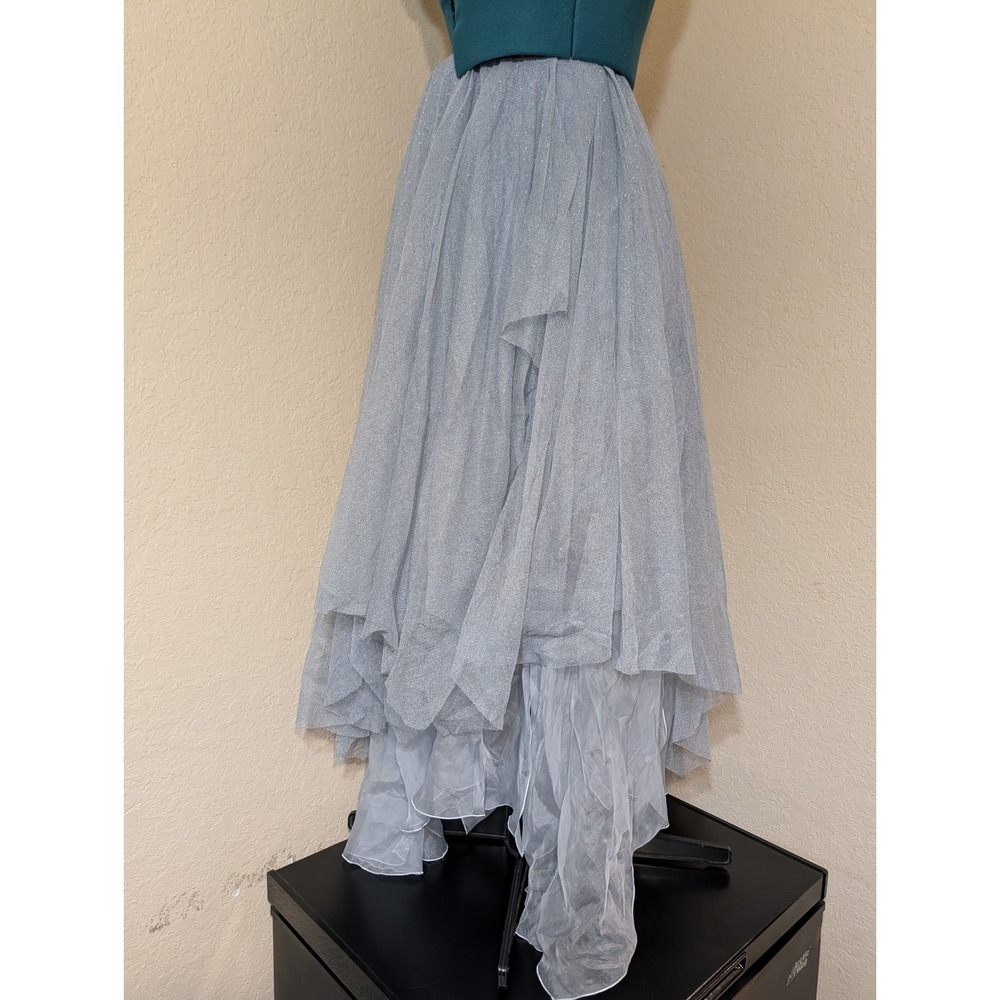 Ralph Lauren Collection Alvey Embellished Tulle Skirt Powder Blue Size 4? Read